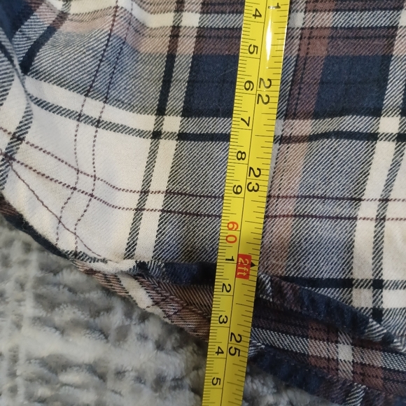 Kuhl Womens Tess Flannel Long Sleeve Shirt Snap Button Sz L Corduroy Cuffs Gorpc - Picture 3 of 13